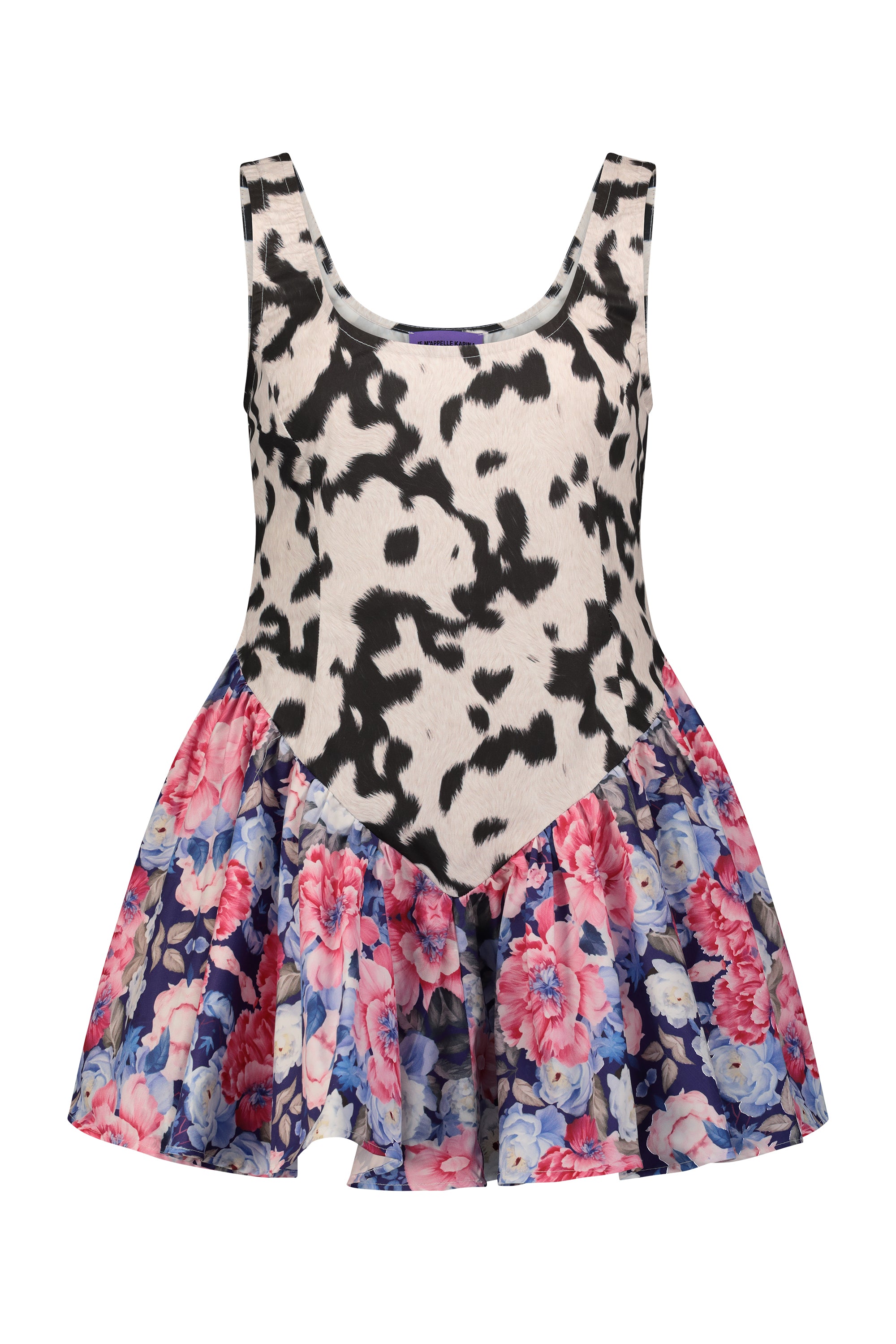 MERLIN DRESS flowers&amp;cow