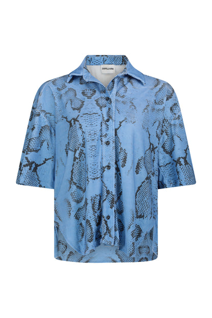 IVY SHIRT blue snake
