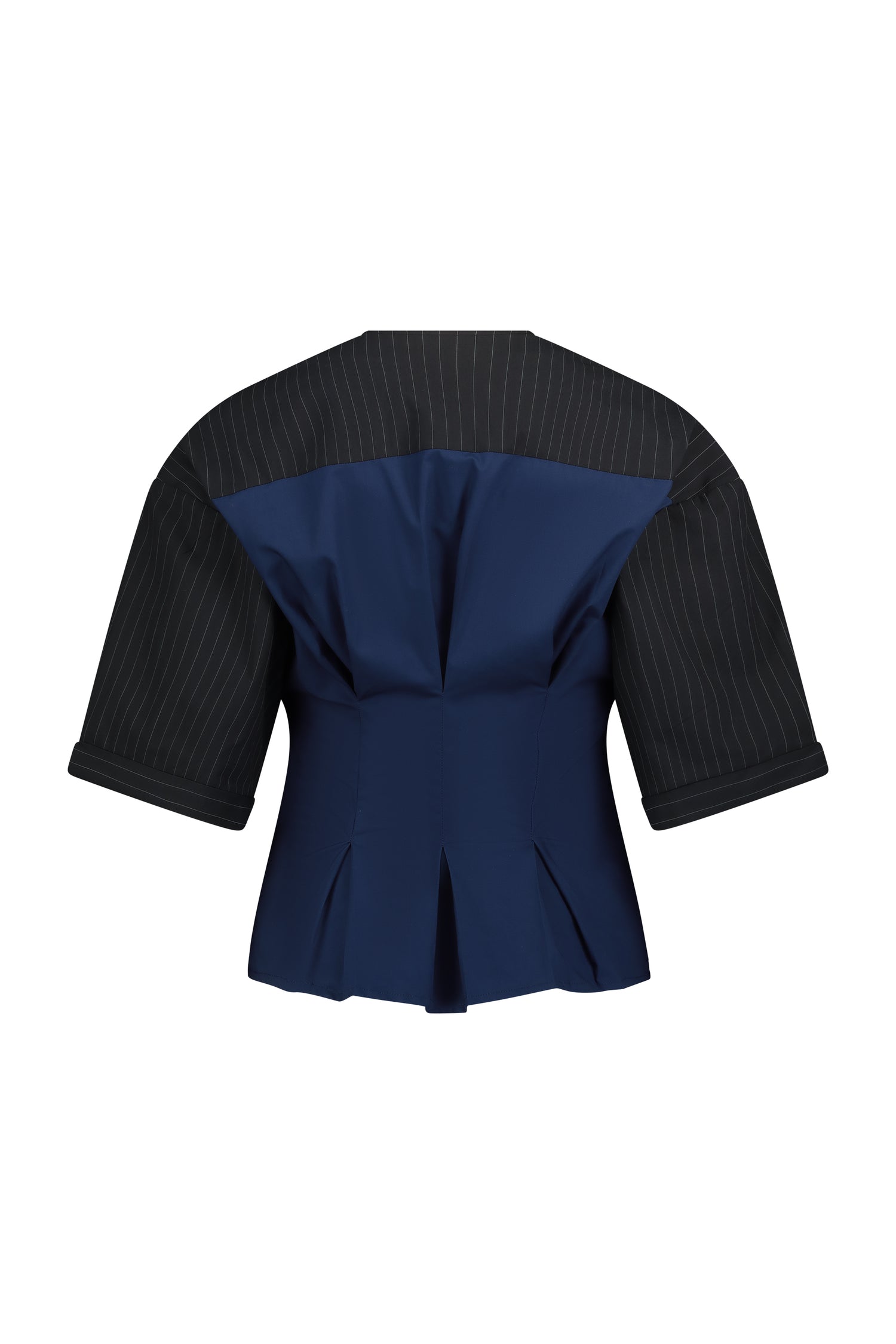 BASEBALL SHIRT blue&amp;black