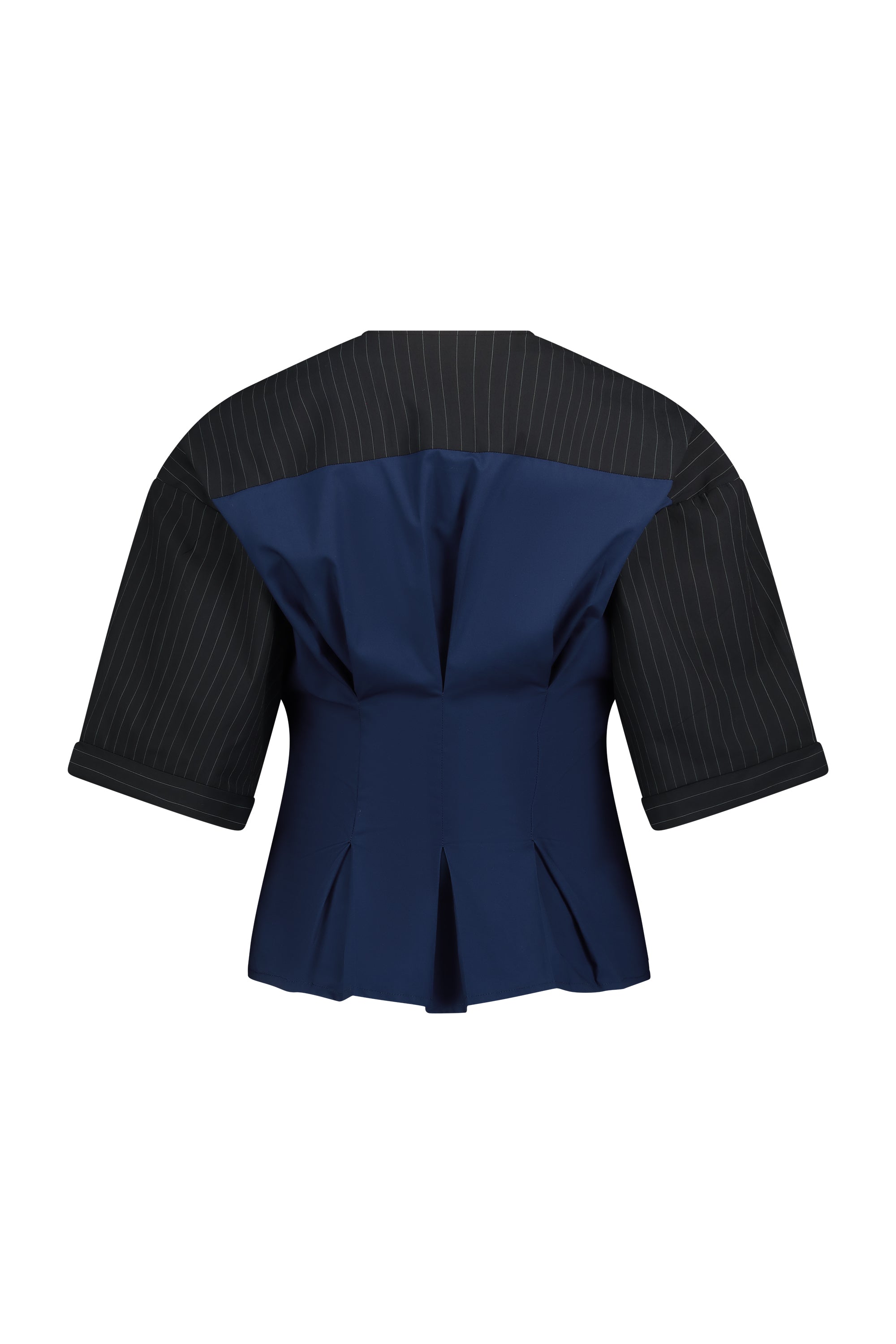 BASEBALL SHIRT blue&amp;black