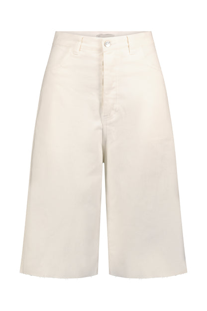 BERMUDA JEANS white