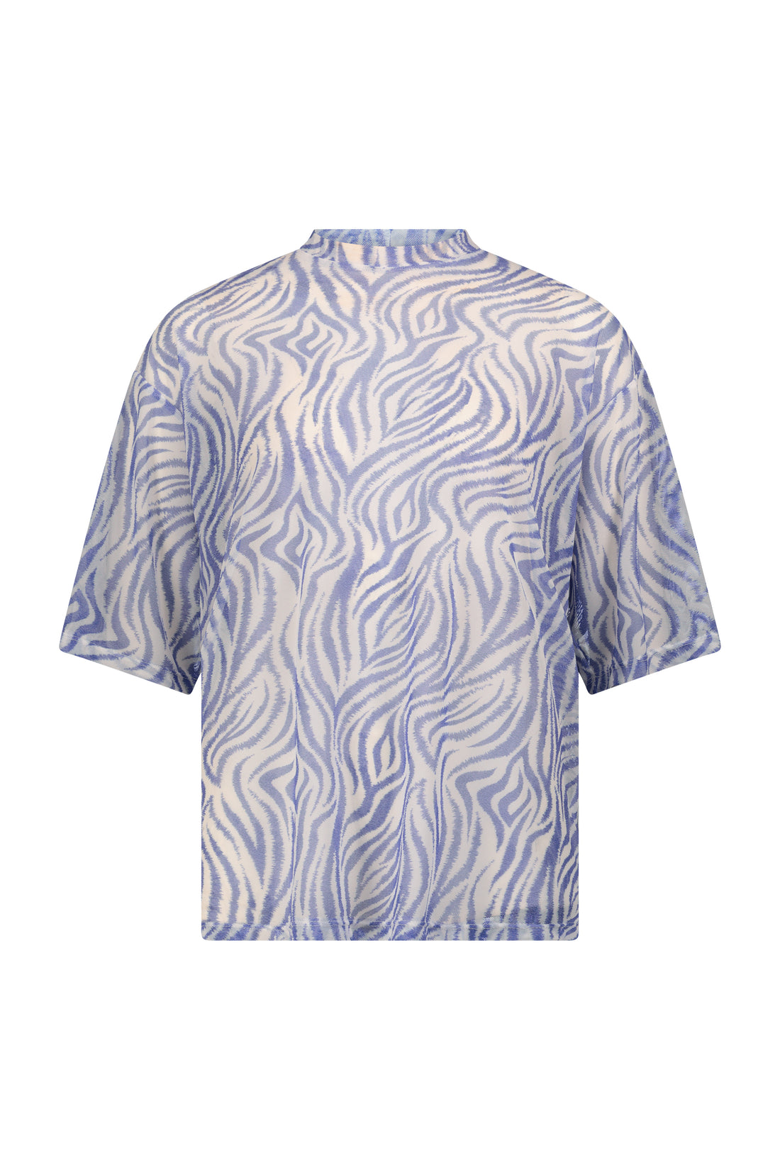 NORA SHIRT blue zebra