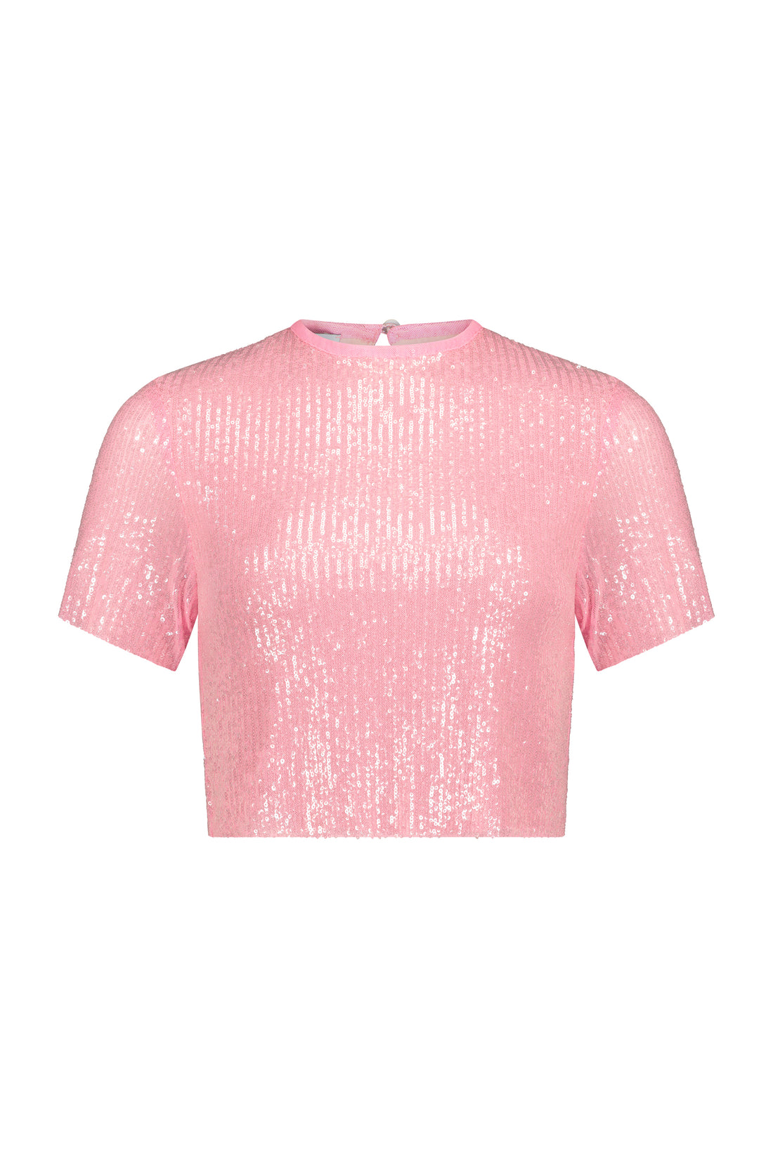 AMALIA CROP paiet pink