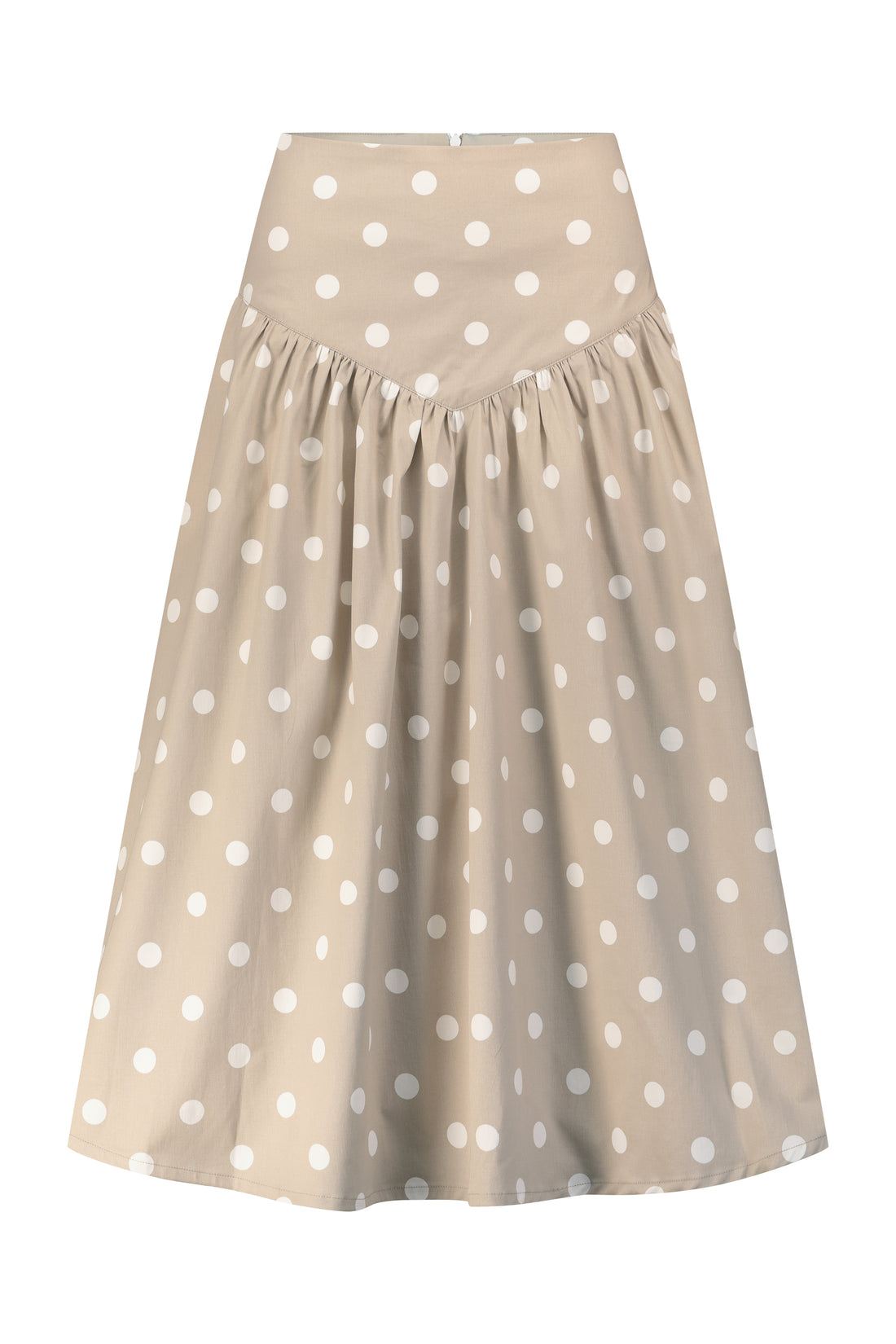 DONATELLA SKIRT beige&amp;white