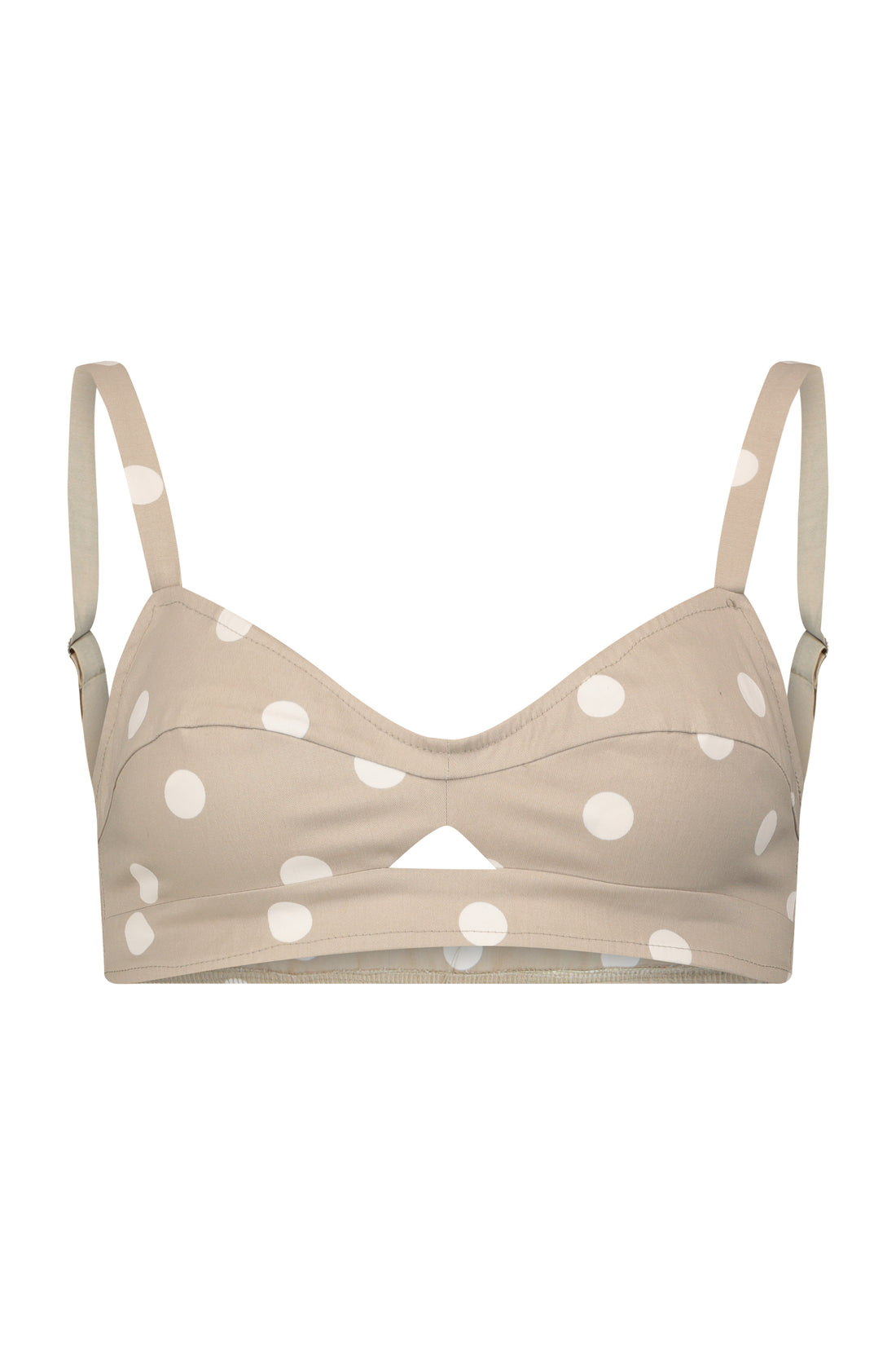 DONATELLA TOP beige&white