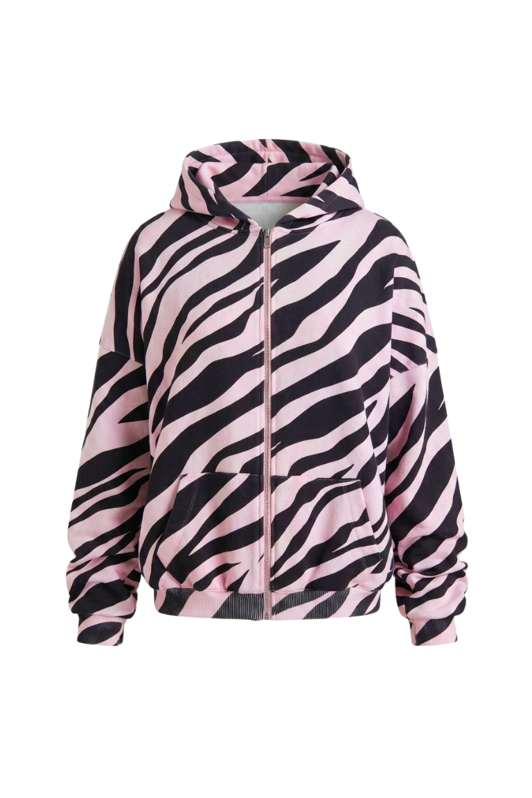 LEONIE SWEATSHIRT pink zebra