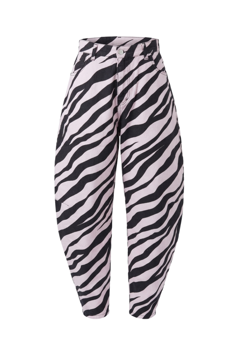 JEANS NO.21 pink zebra