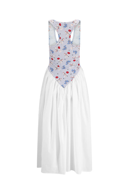 BRYSON DRESS flowers&amp;white