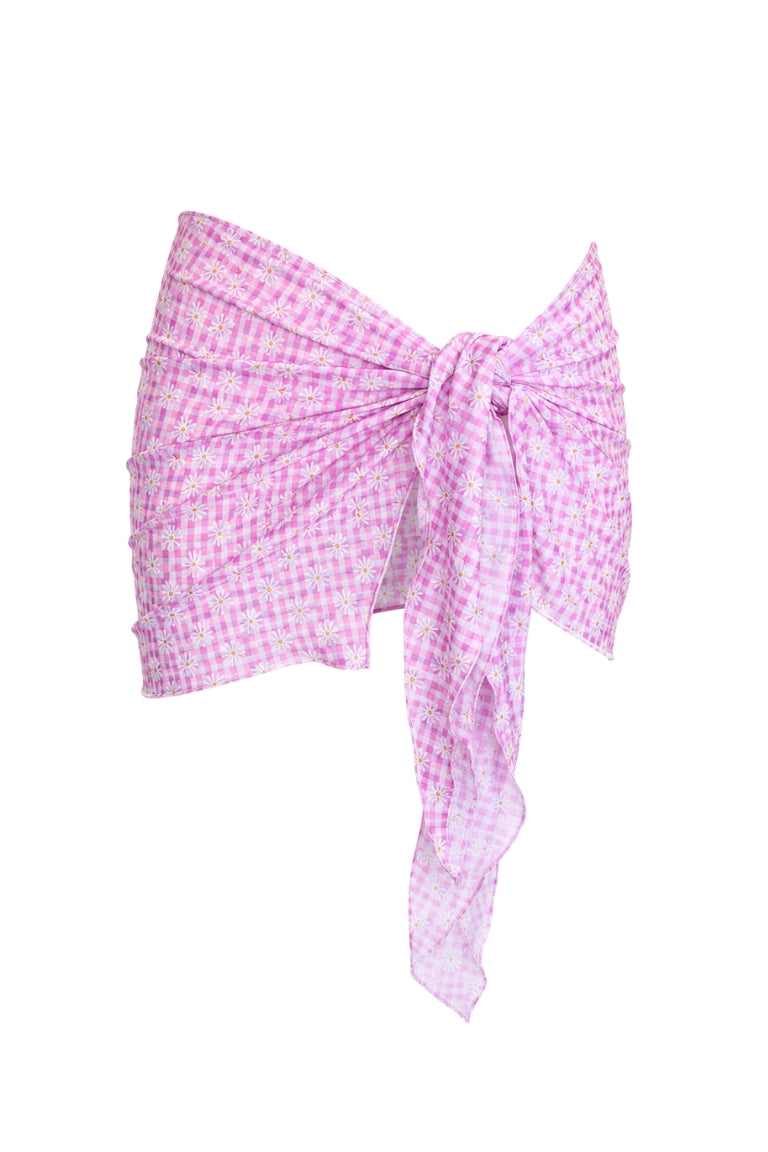 SHORT PAREO pink