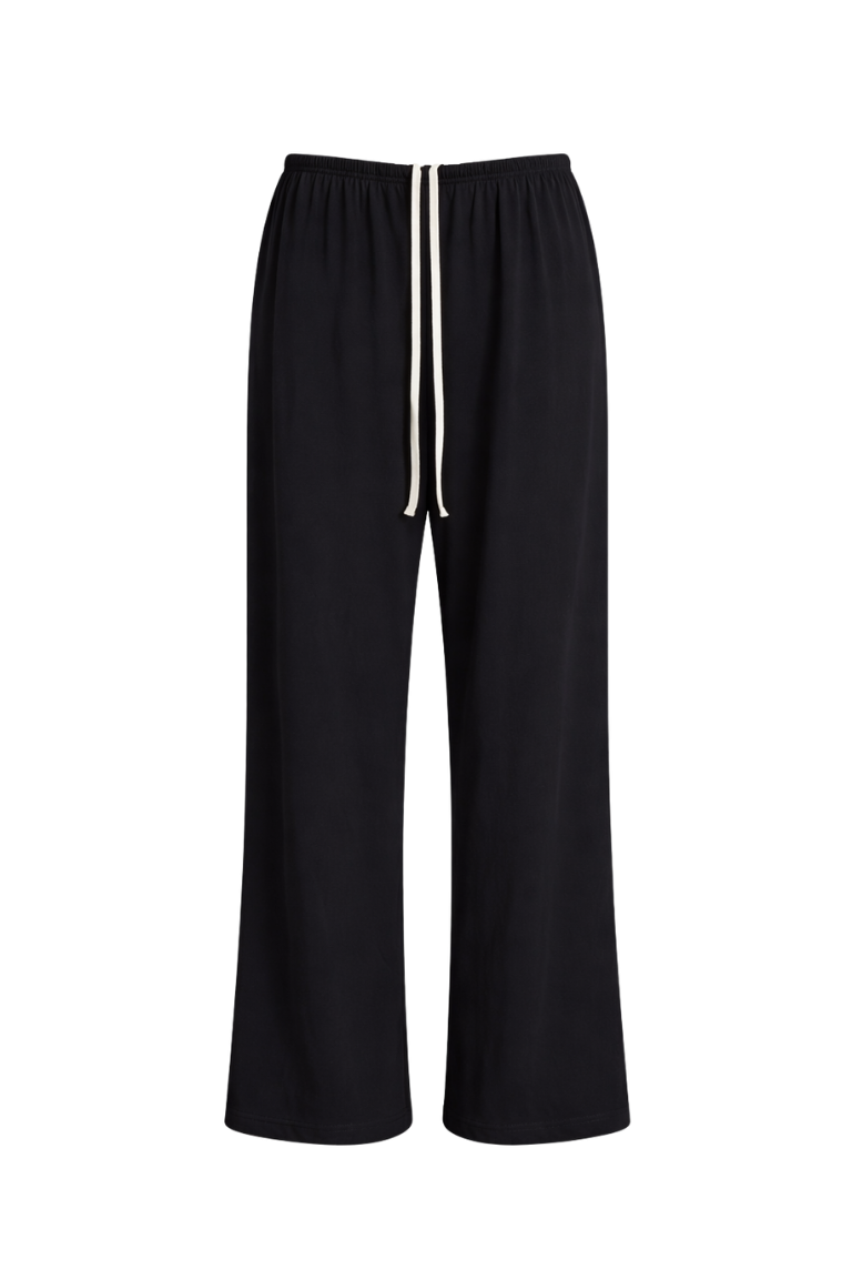 JIA SHEER PANTS black