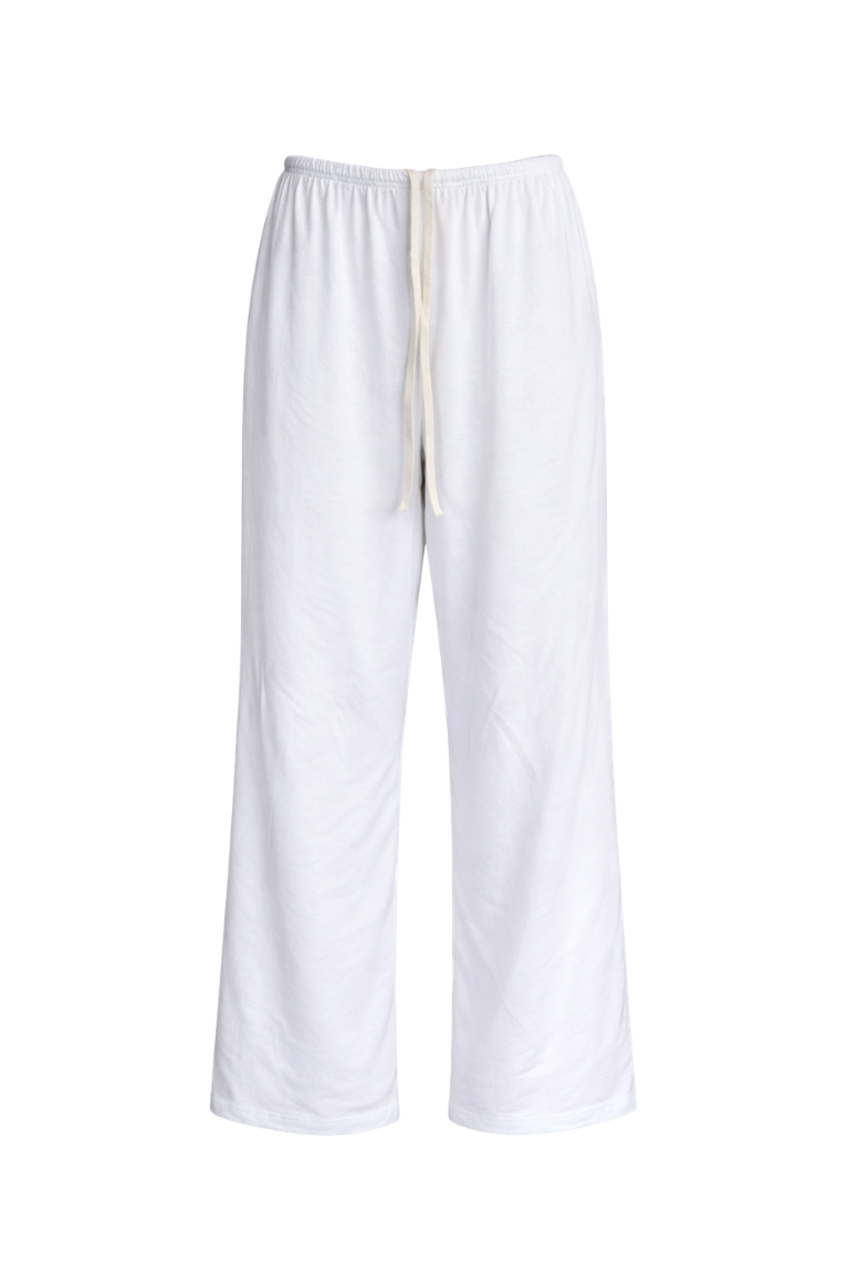 JIA SHEER PANTS white