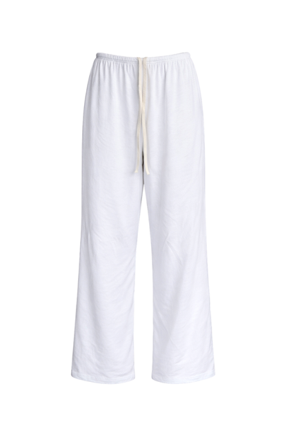 JIA SHEER PANTS white