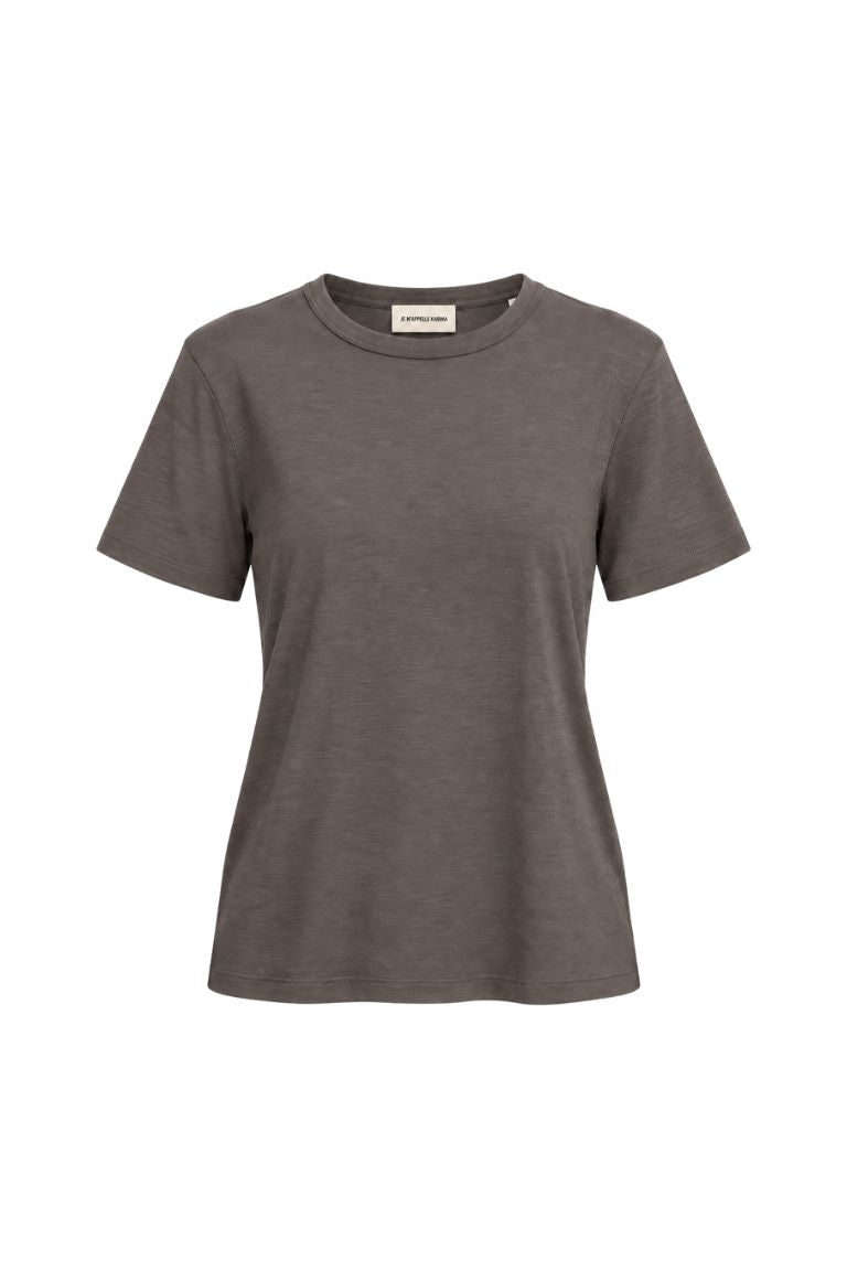 TONI SLUB TEE greige