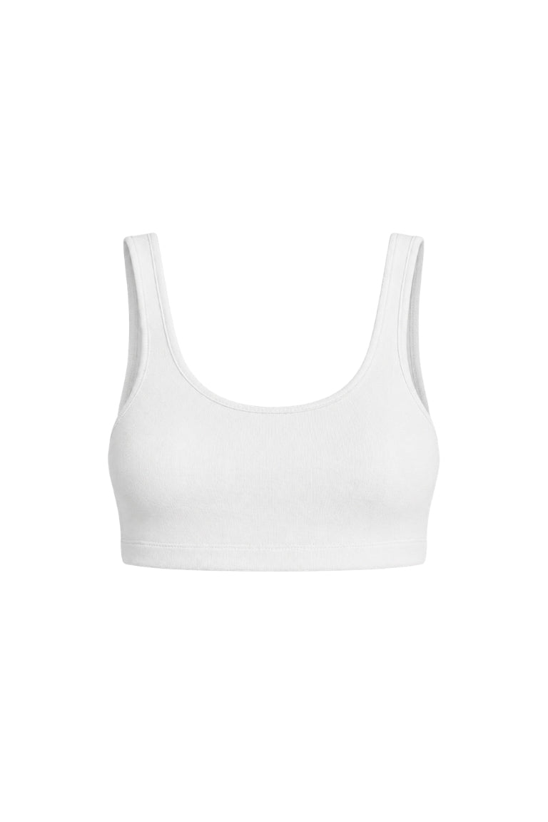 CLAUDIA TOWEL TOP white