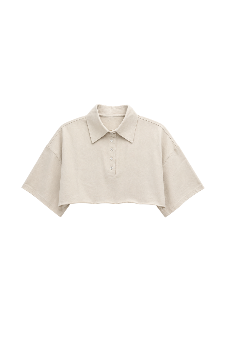POLO CROP cream