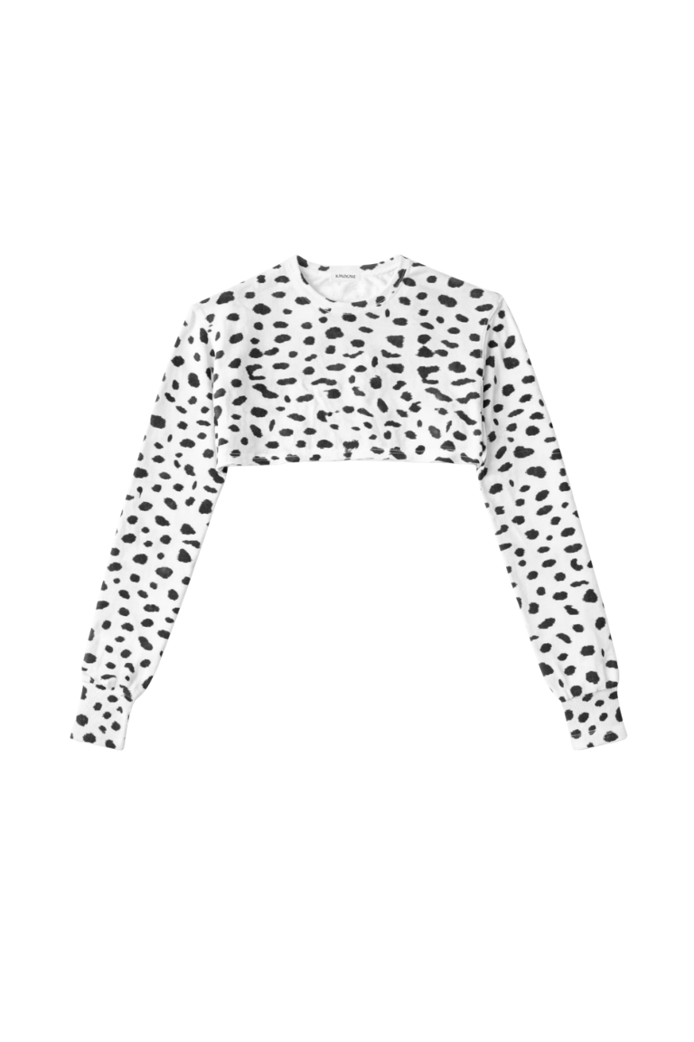 LUANNA LEOPARD CROP white