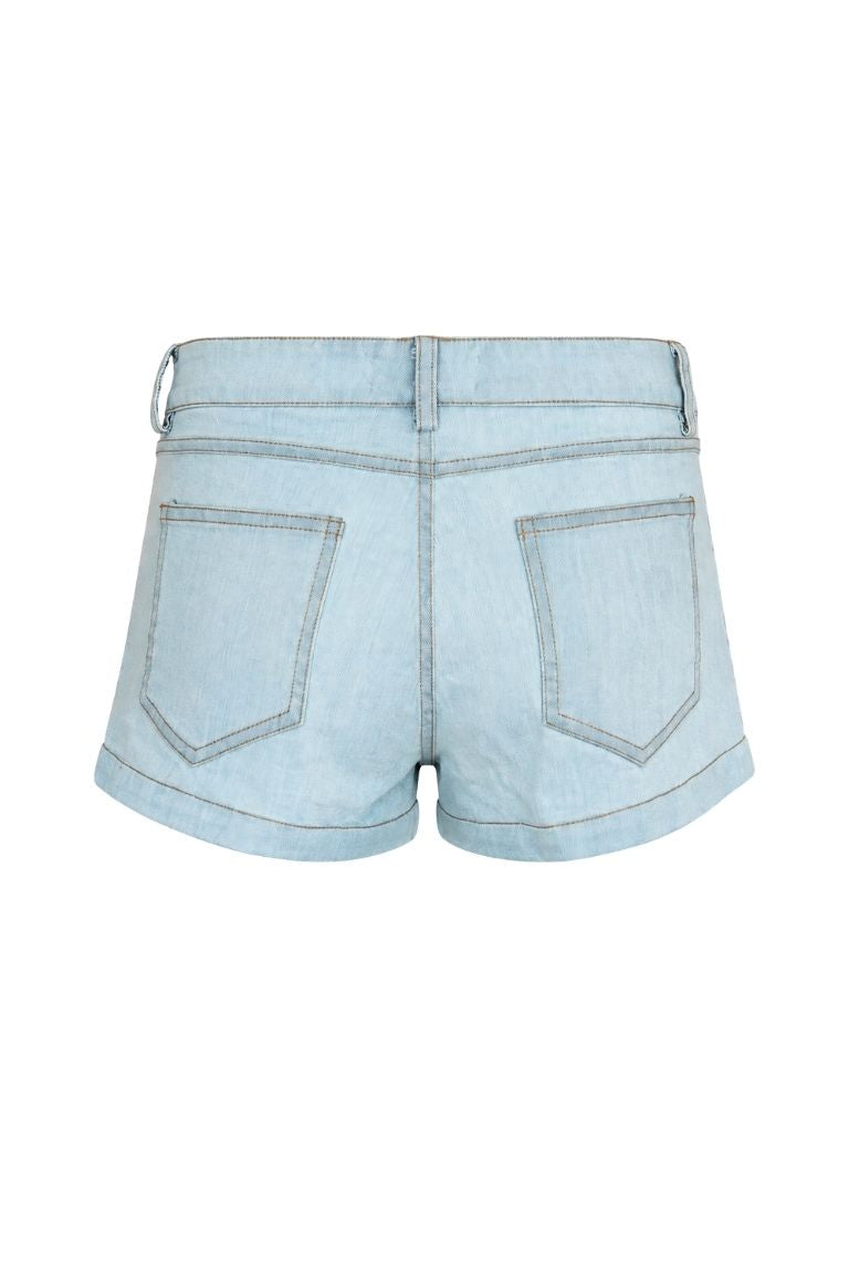 MICRO DENIM SHORTS