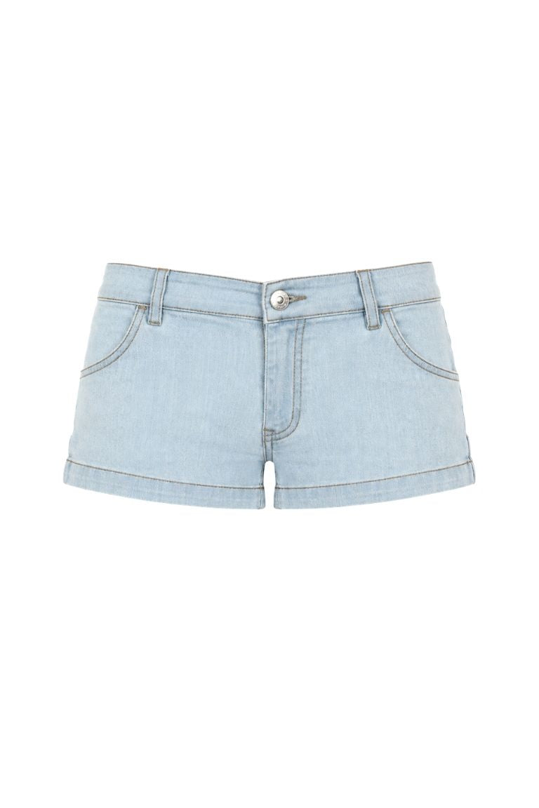 MICRO DENIM SHORTS