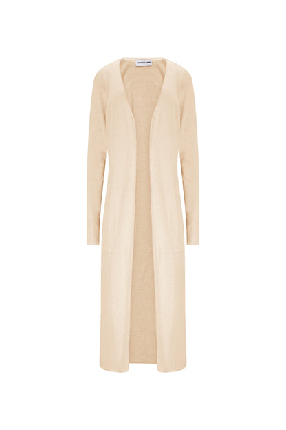 PAUL OVERSHIRT sheer butter
