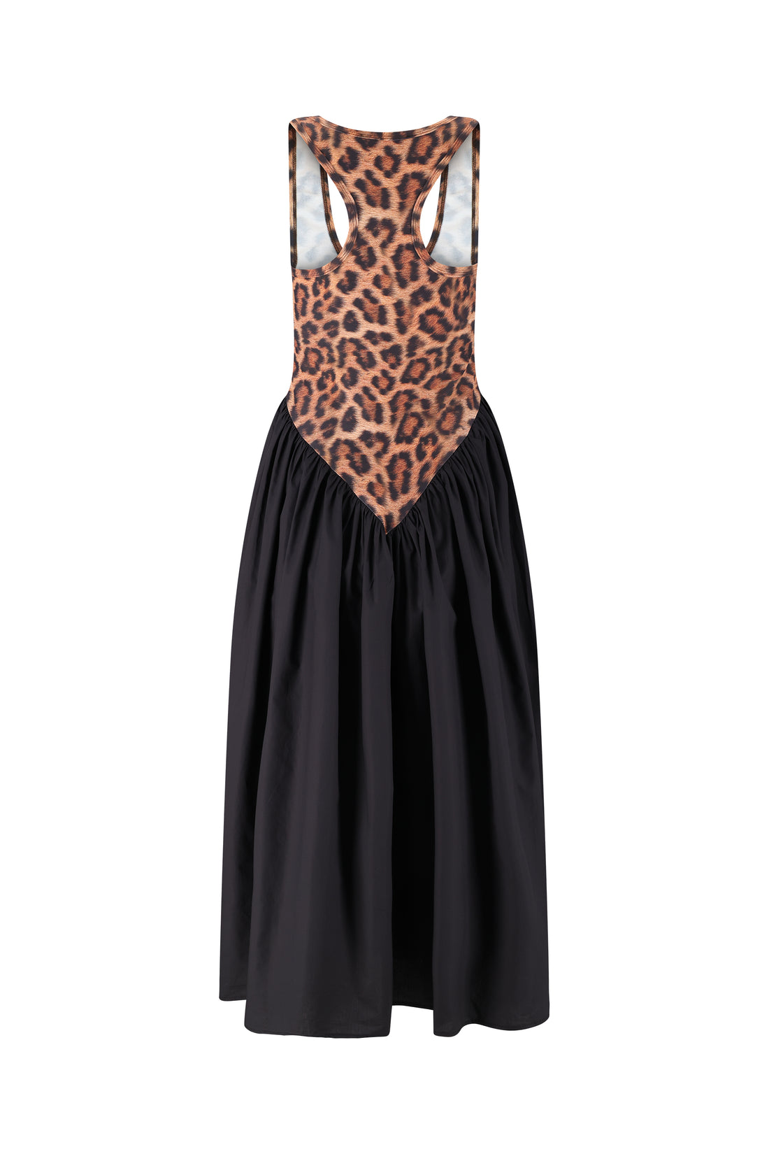 BRYSON DRESS leopard&amp;black