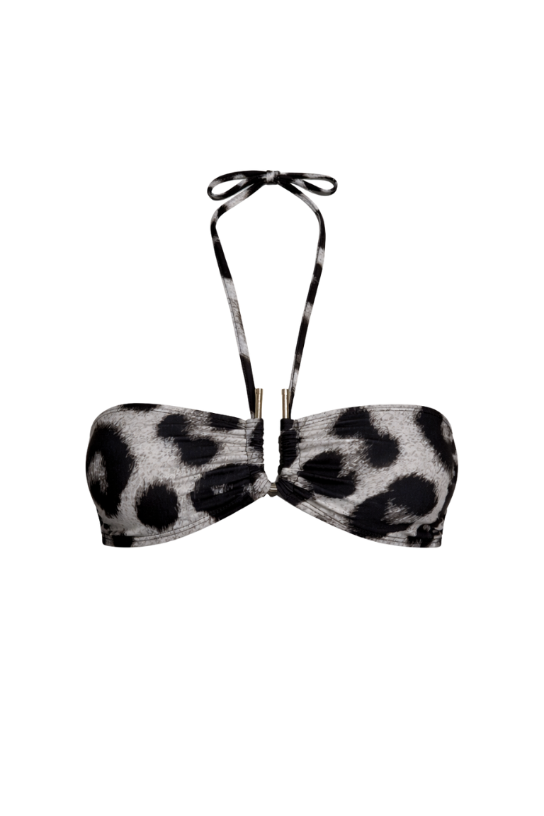 MONA TOP black leopard