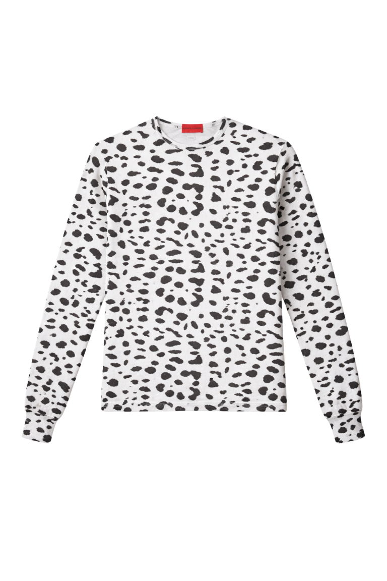 LUANNA LEOPARD SHIRT white