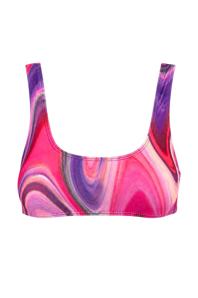 SANTA TOP pink marble