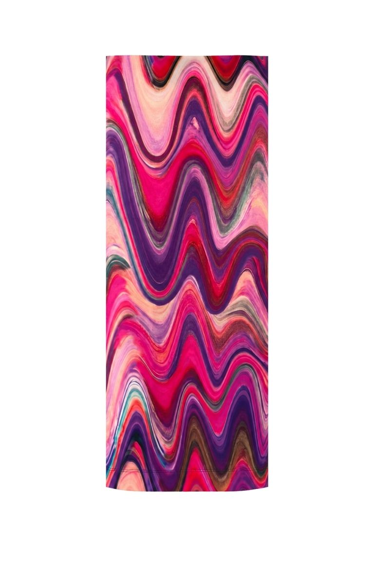 SANTA SKIRT pink marble