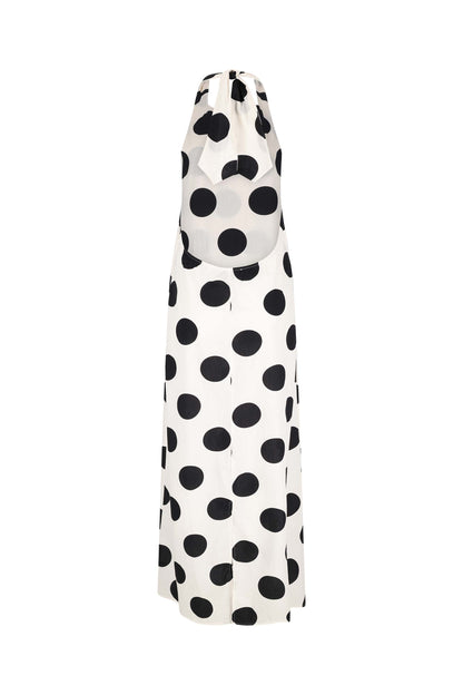 DONNA DRESS white&amp;black