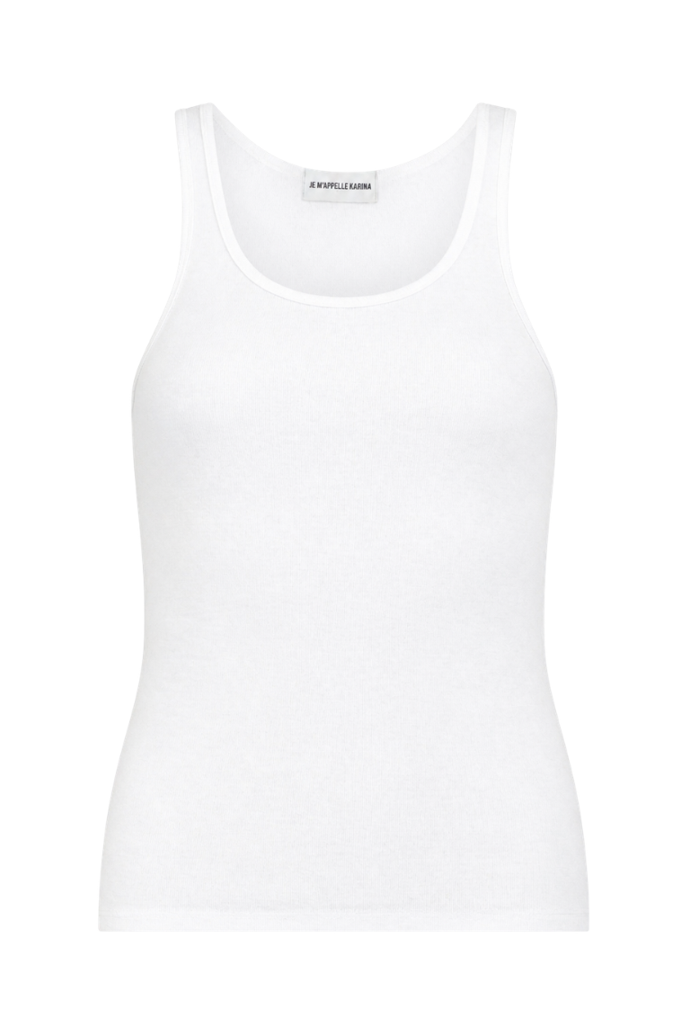 BRIANNA TANK white