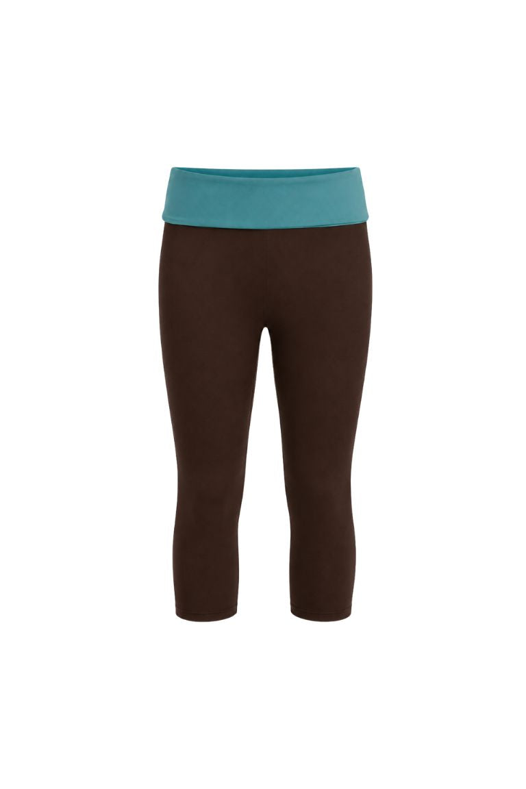 CARTER LEGGINGS brown&amp;petrol