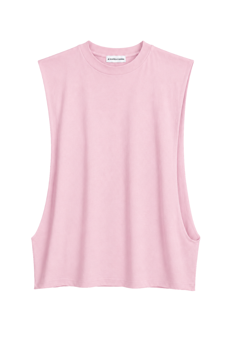 BOYFRIEND TANK baby pink