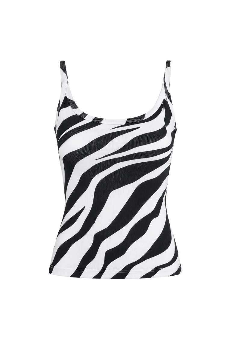 JASMINE TANK zebra