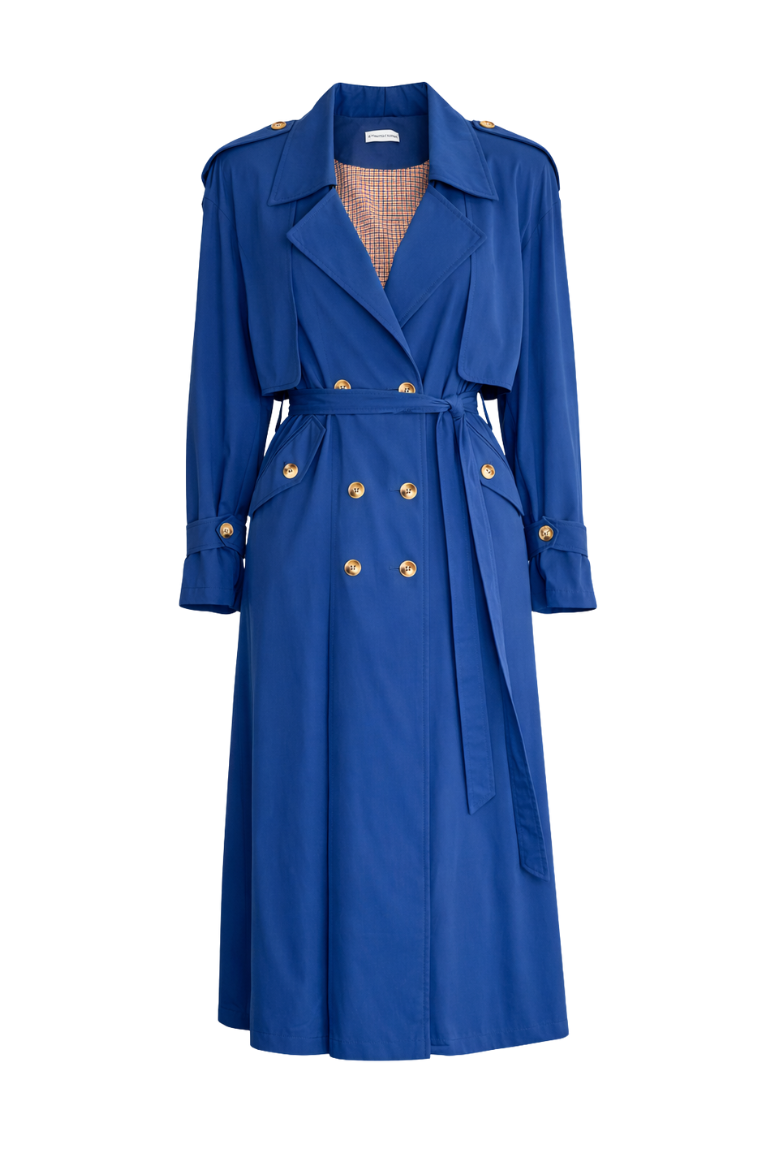 NERRI TRENCH blue