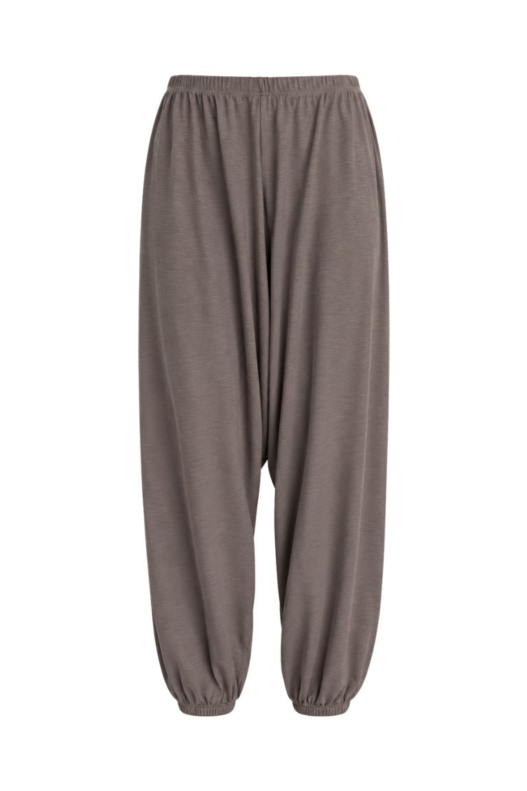 TONI SLUB PANTS greige
