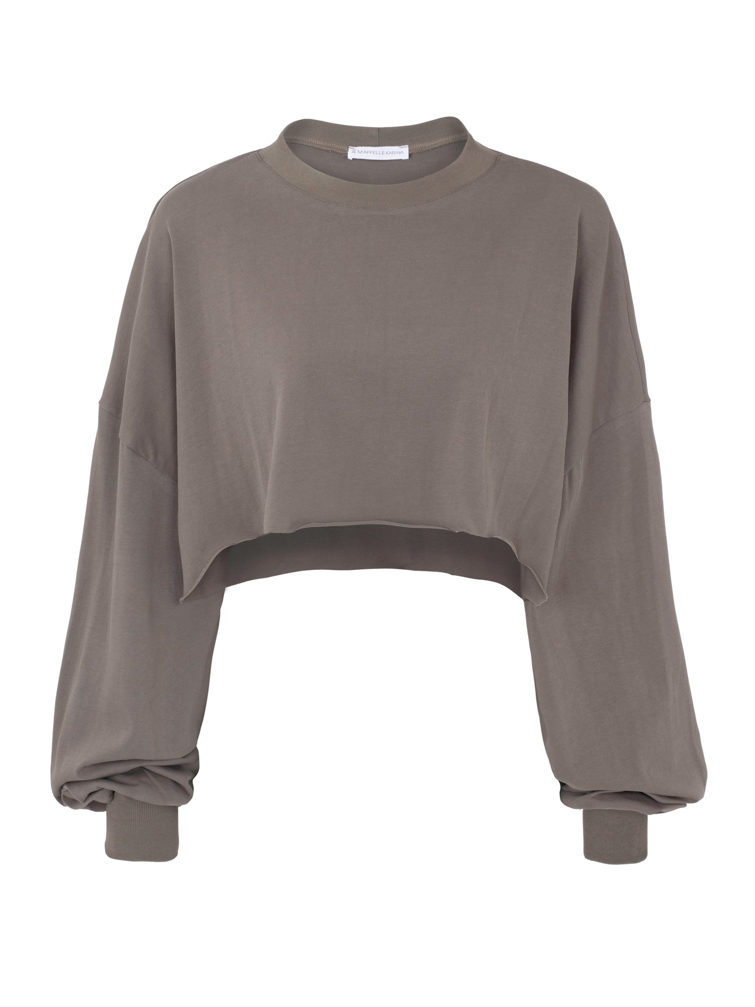 KIT CROP wash brown