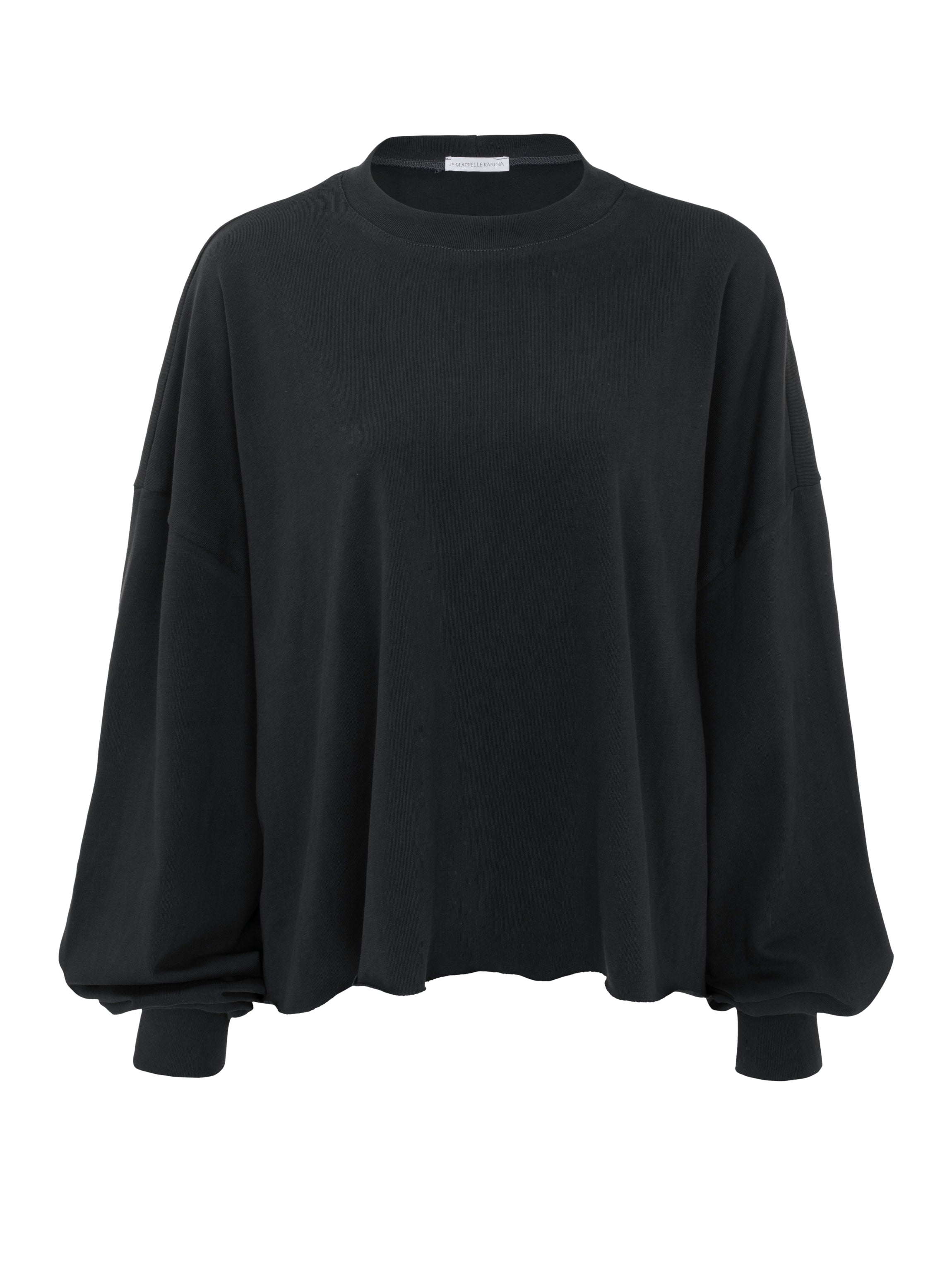 NORMI SWEATSHIRT wash dark gray