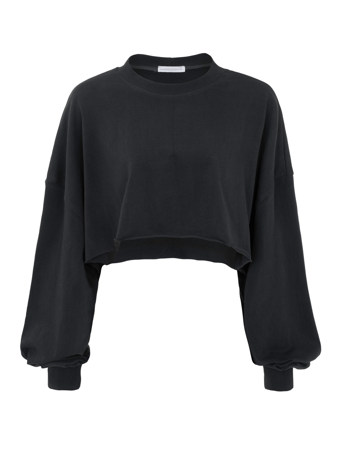 KIT CROP wash dark gray
