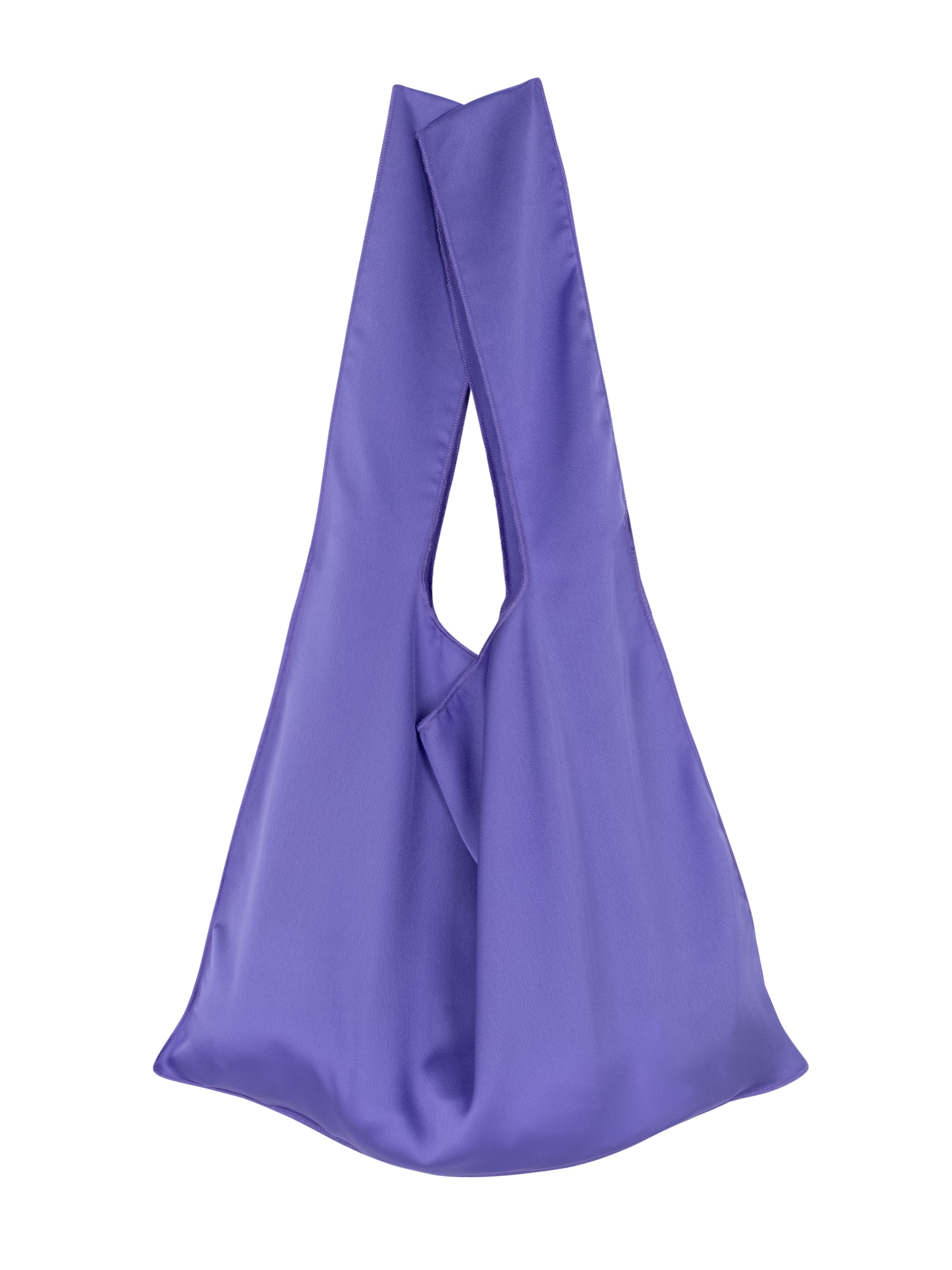 SATIN BAG purple