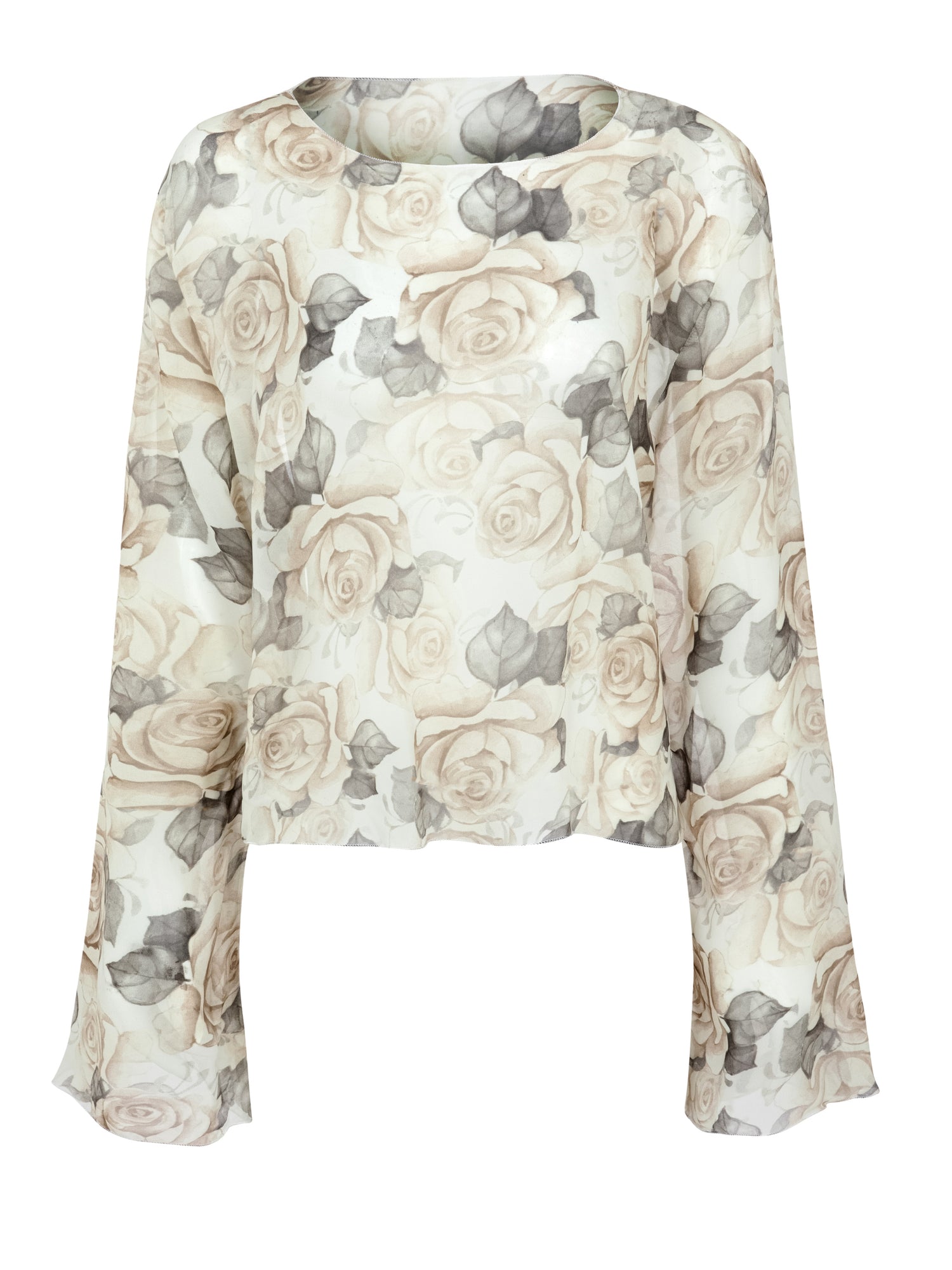 KARINA SHIRT cream roses