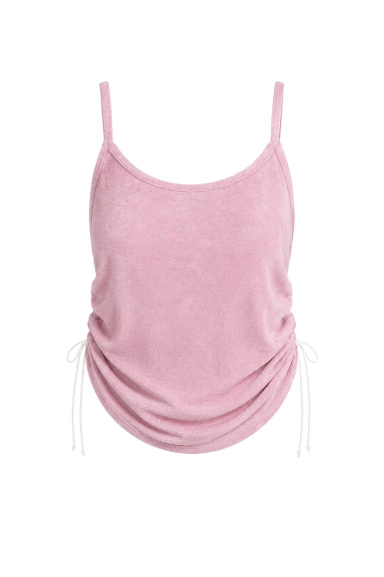 CLAUDIA TOWEL TANK baby pink