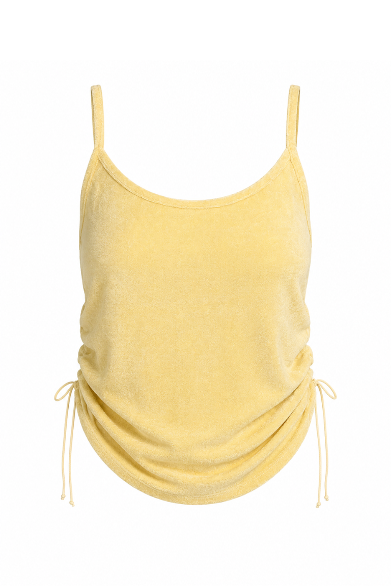 CLAUDIA TOWEL TANK yellow