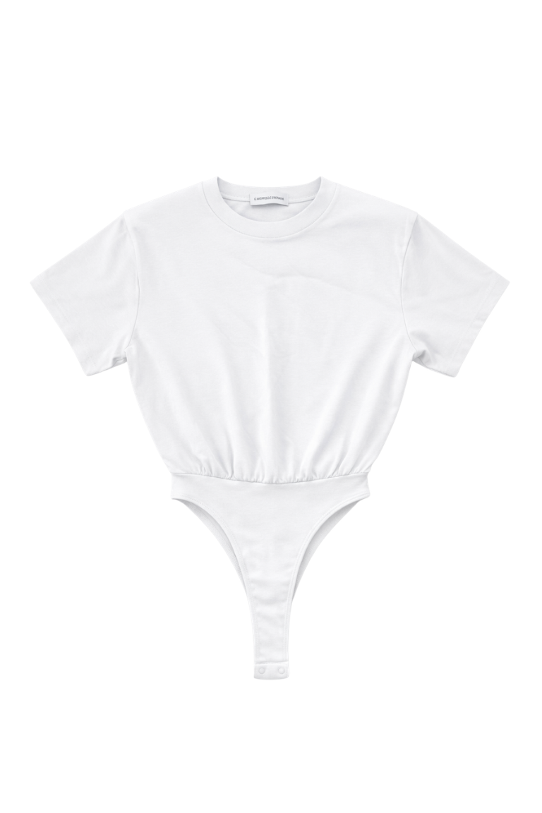 TARA BODYSUIT white