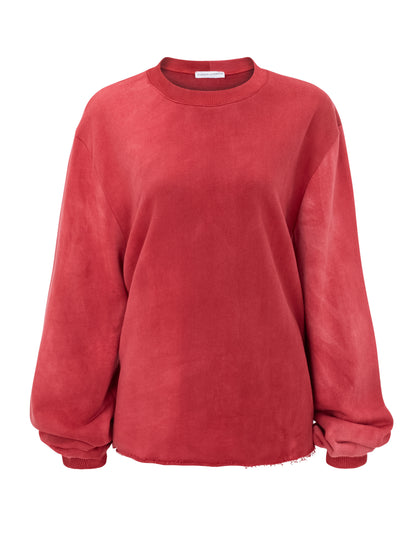 BELLAMY SWEATSHIRT wash red