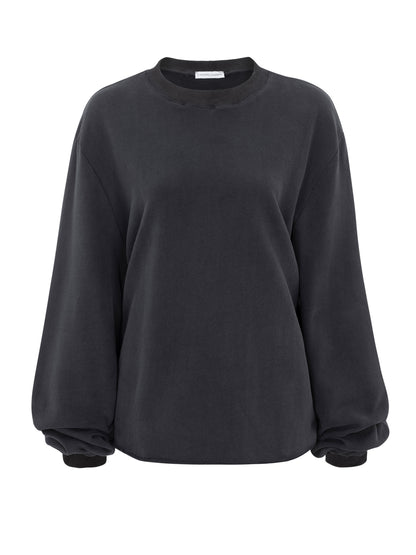 BELLAMY SWEATSHIRT wash black