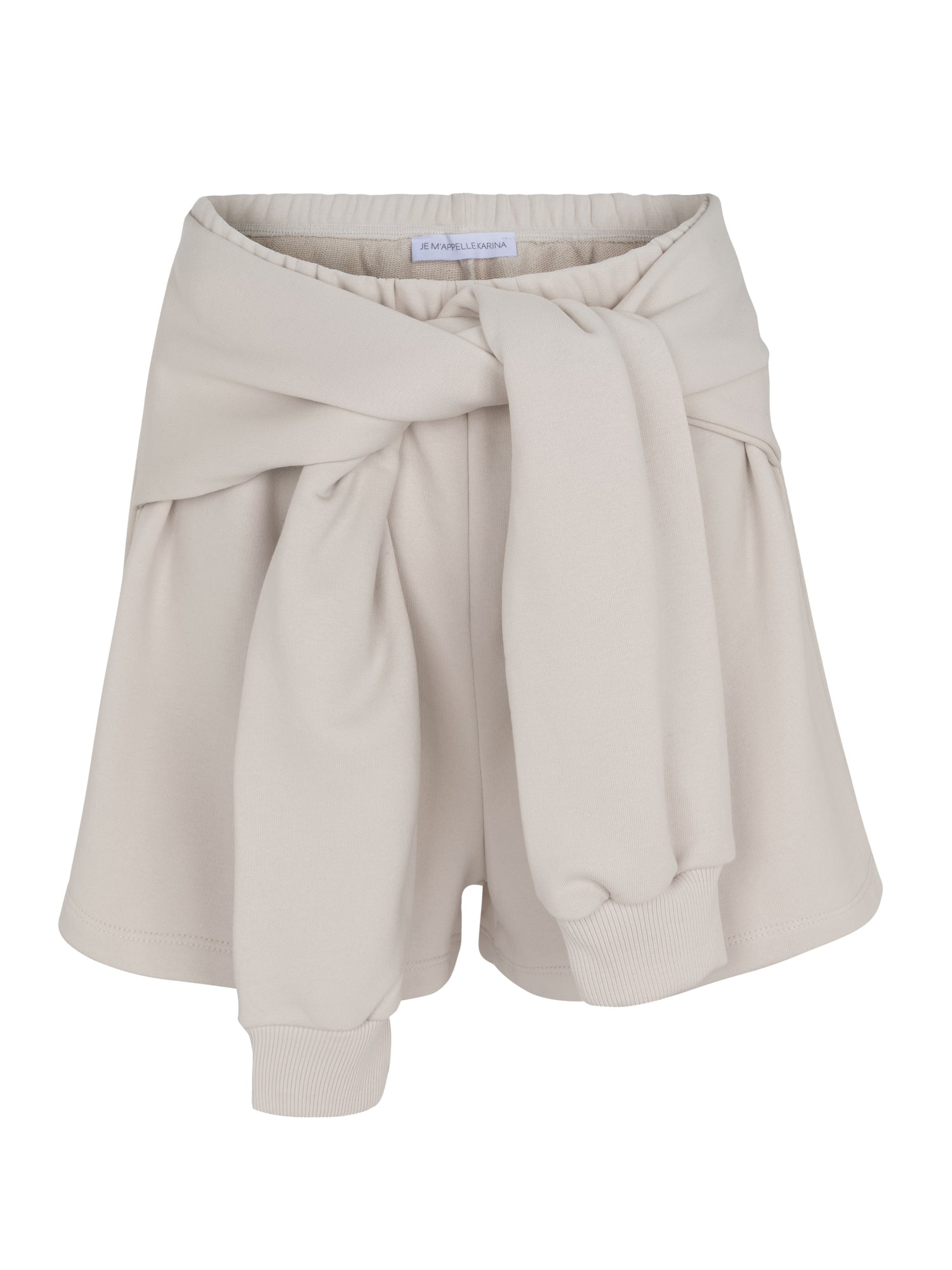 SWEATSHIRT SHORTS cream