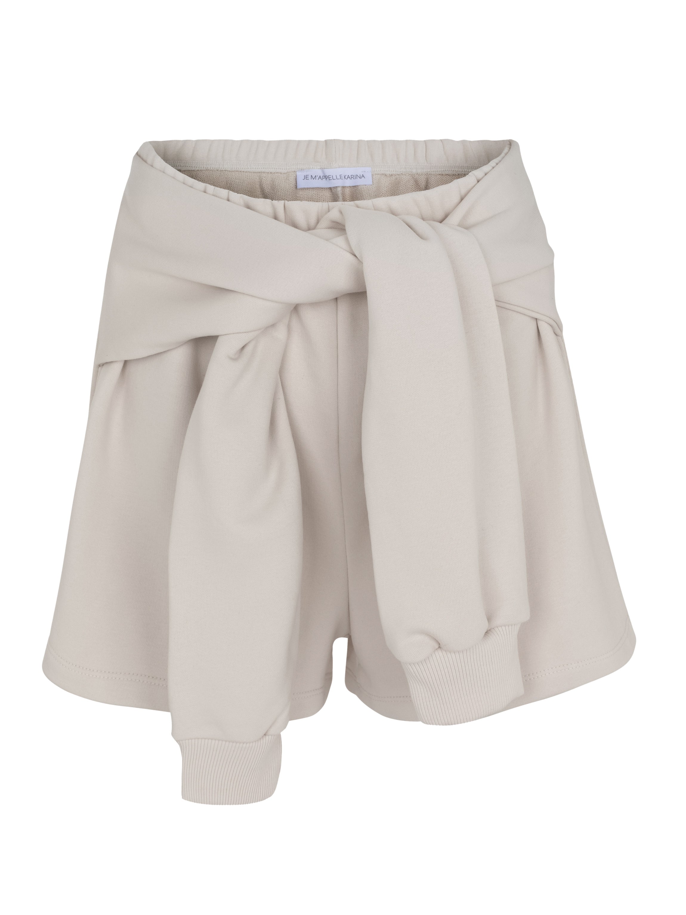 SWEATSHIRT SHORTS cream