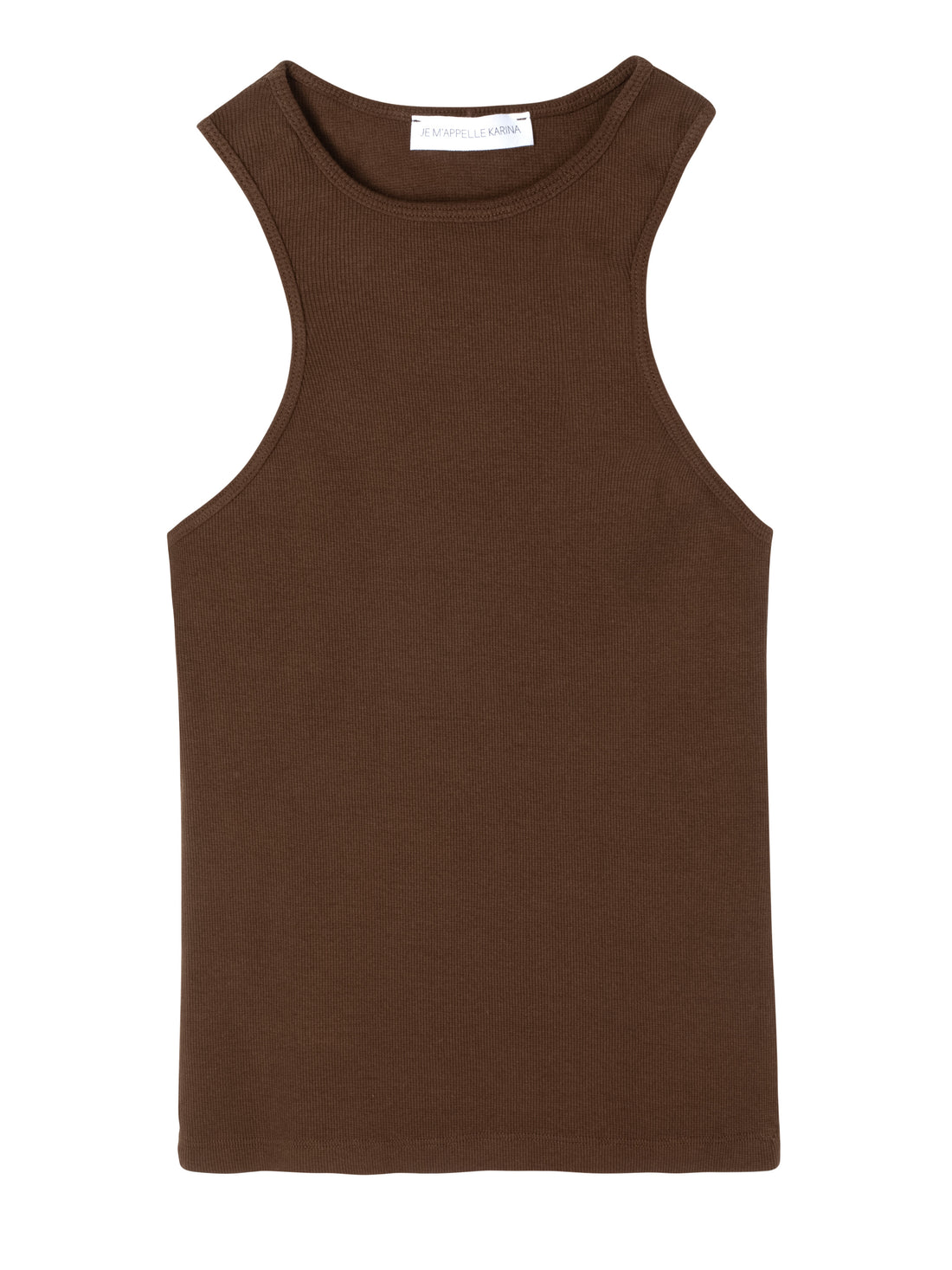 RIB TANK brown