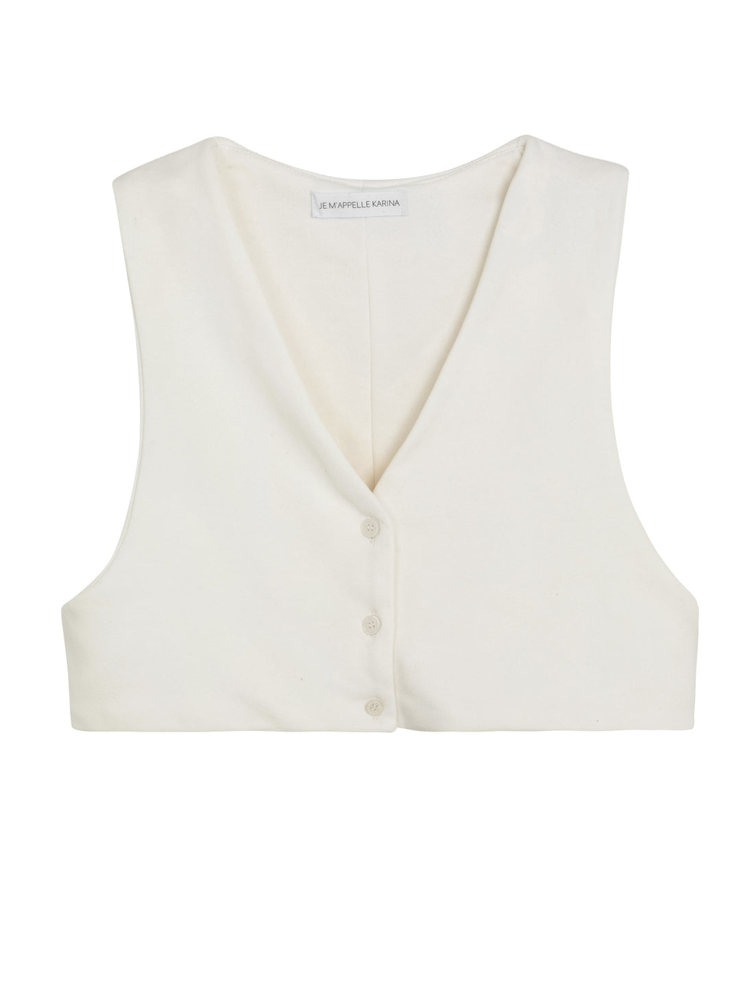 VEST TOP dirty white