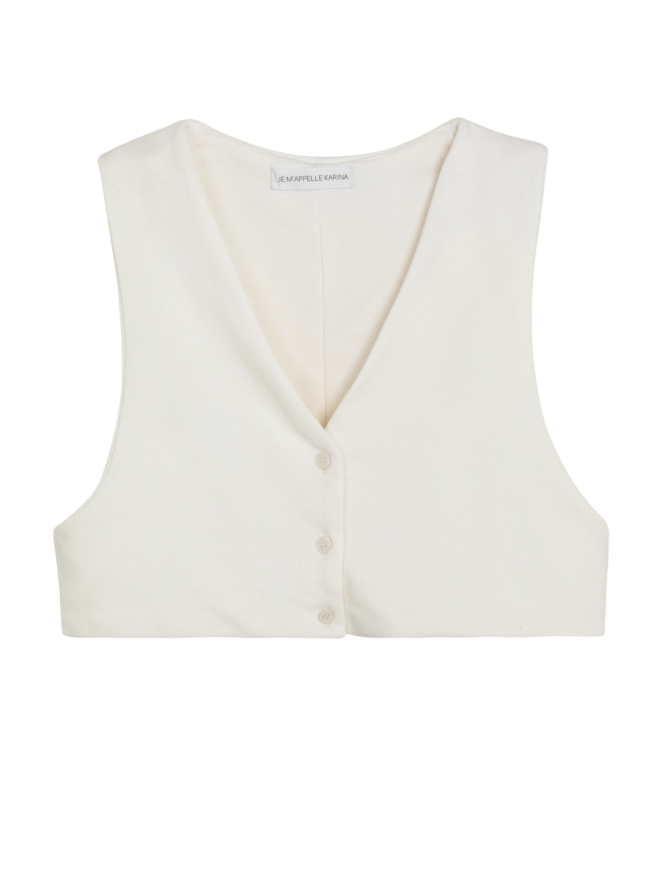 VEST TOP dirty white